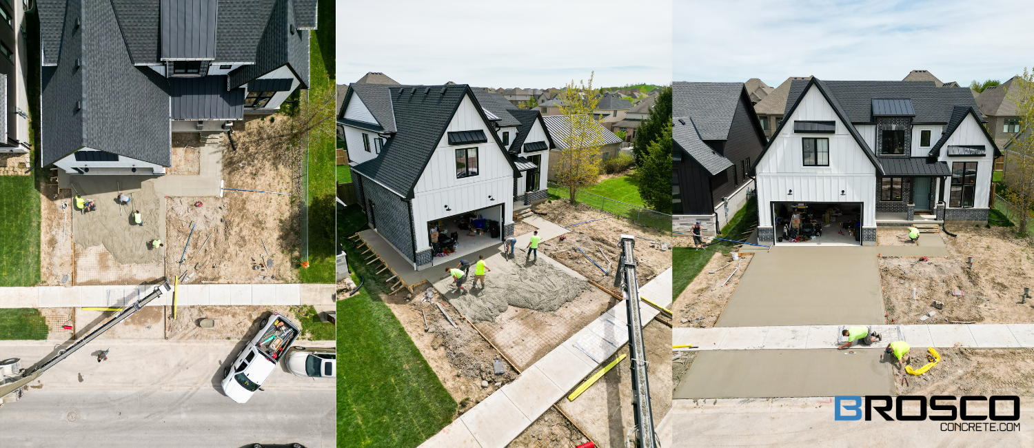 concrete driveway london ontario concrete pouring concrete finishing