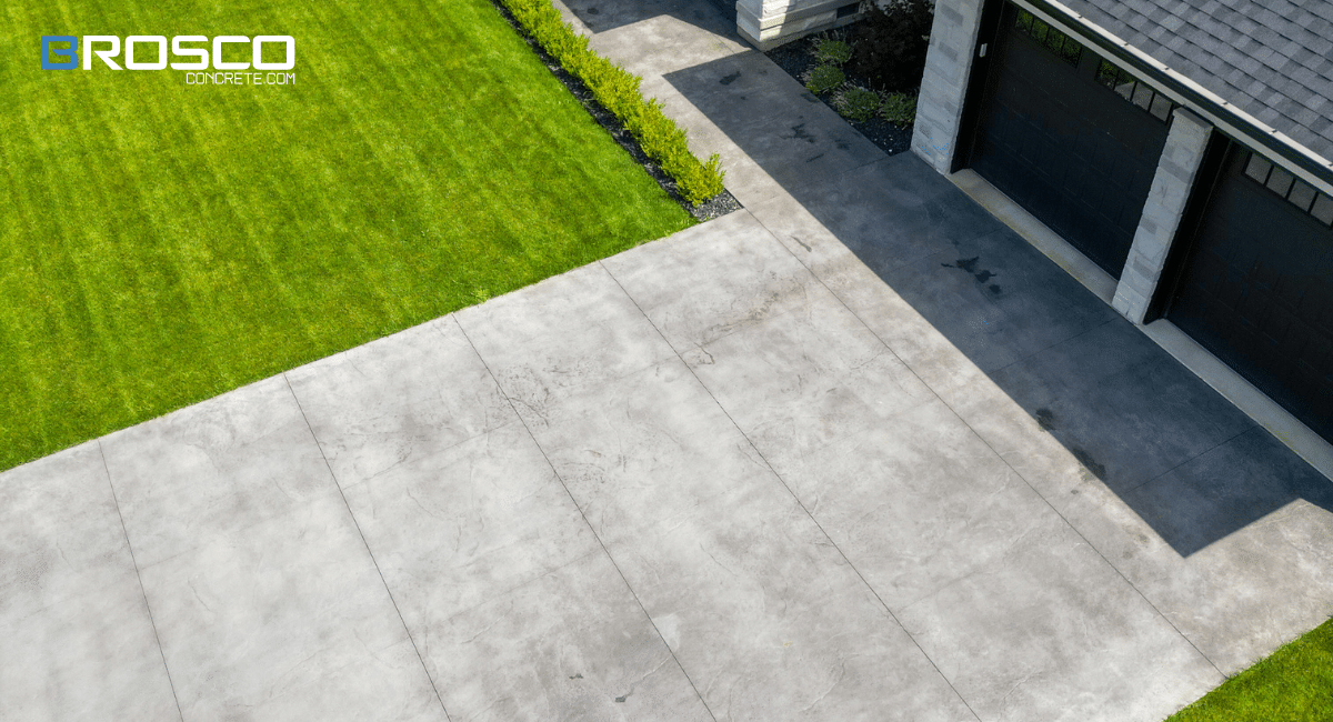 driveway and garage