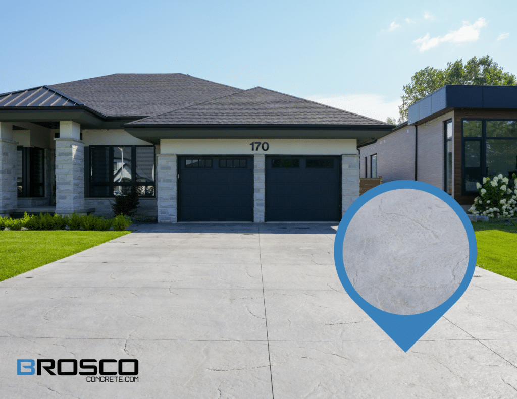 decorative stamped concrete driveways london ontario