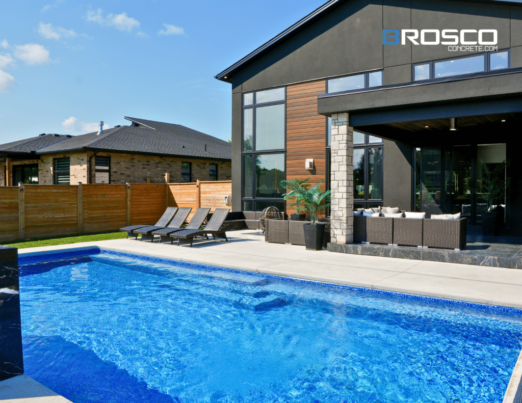 pool deck concrete