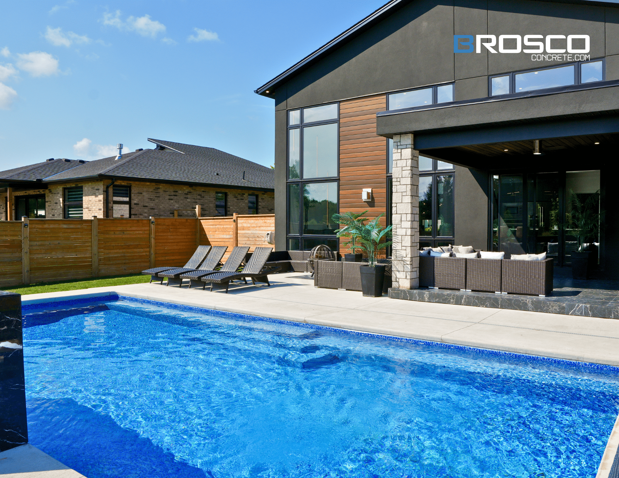 pool deck concrete