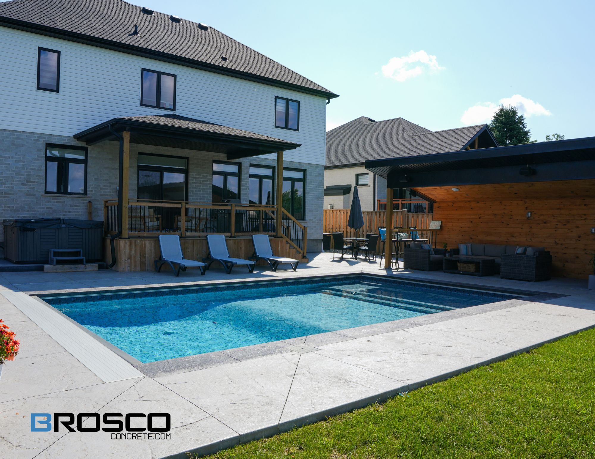 spring concrete pool