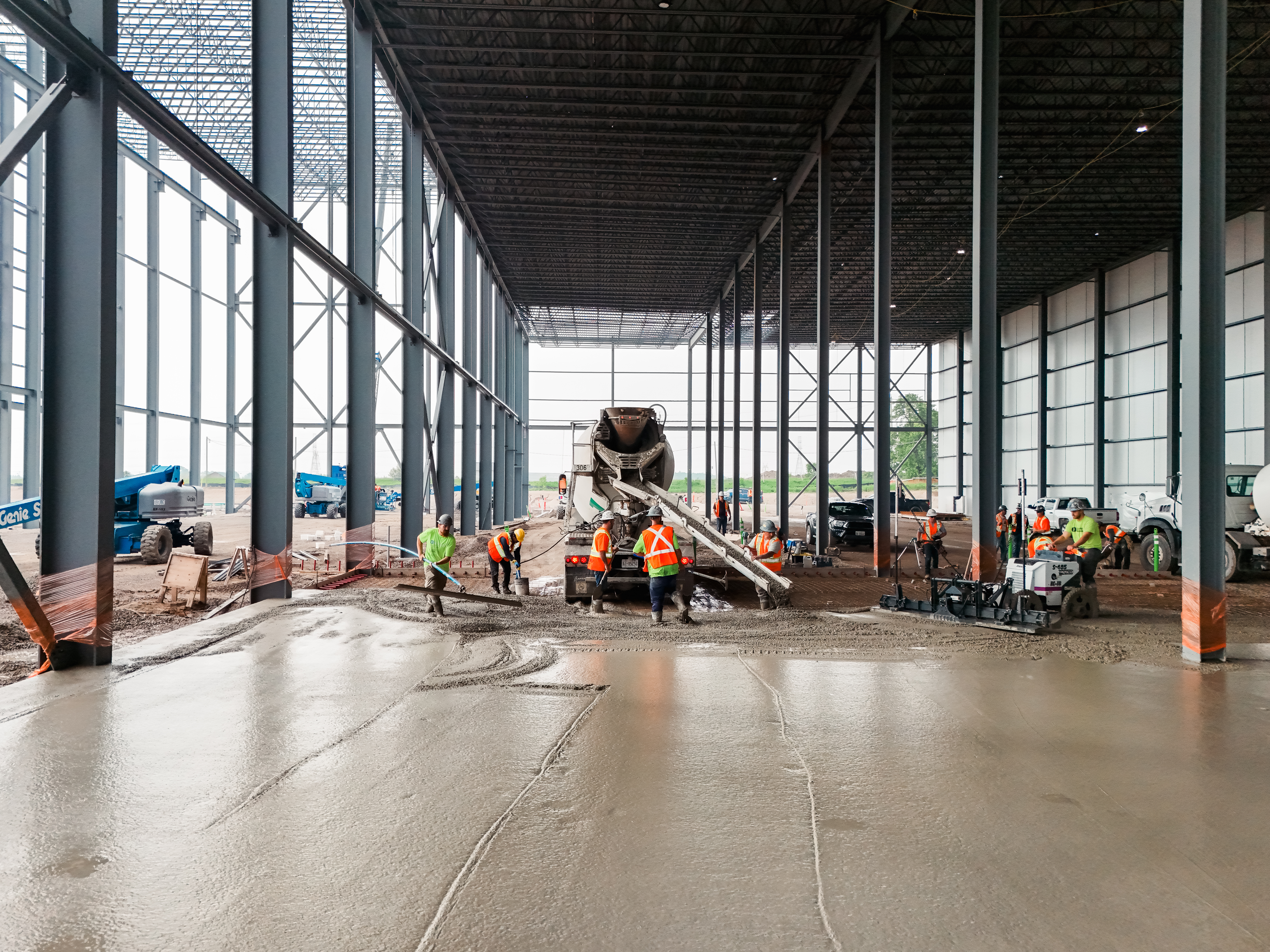 commercial concrete finishing